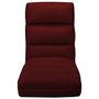 Voir la diapositive 2 : VIDAXL Chaise pliable de sol Rouge bordeaux Similicuir