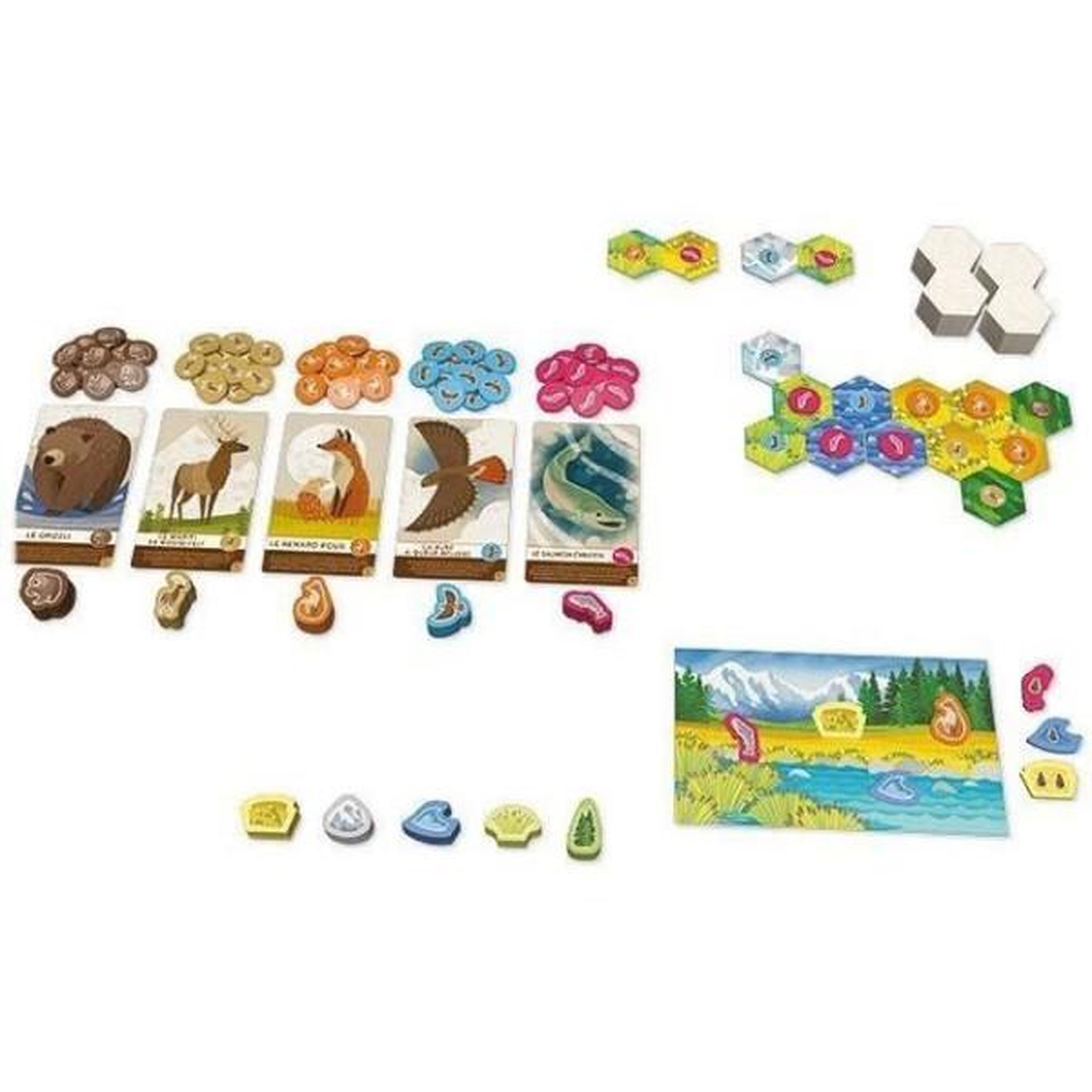 Voir la diapositive 2 : GOLIATH Cascadia Junior - Jeu de stratégie - LUCKY DUCK GAMES - Des 6 ans