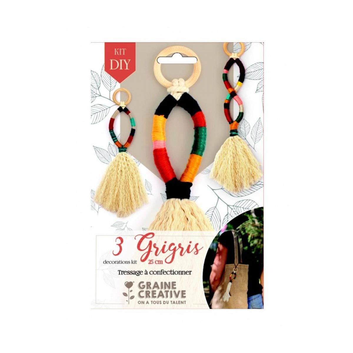 Graine créative Kit Tressage 3 Grigris
