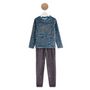 Voir la diapositive 1 : INEXTENSO Ensemble pyjama velours ours garçon