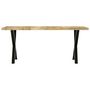 Voir la diapositive 3 : VIDAXL Table a manger 180x90x76 cm Bois de manguier massif