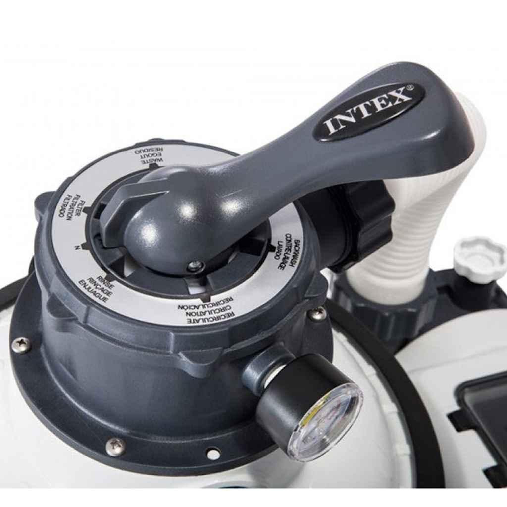 Voir la diapositive 3 : INTEX Intex Pompe de filtration a sable Krystal Clear 26644GS 4,5 m³/h