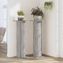 Voir la diapositive 3 : VIDAXL Supports pour plantes 2 pcs sonoma gris bois d'ingenierie