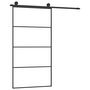 Voir la diapositive 2 : VIDAXL Porte coulissante et kit de quincaillerie 102,5x205cm Verre ESG