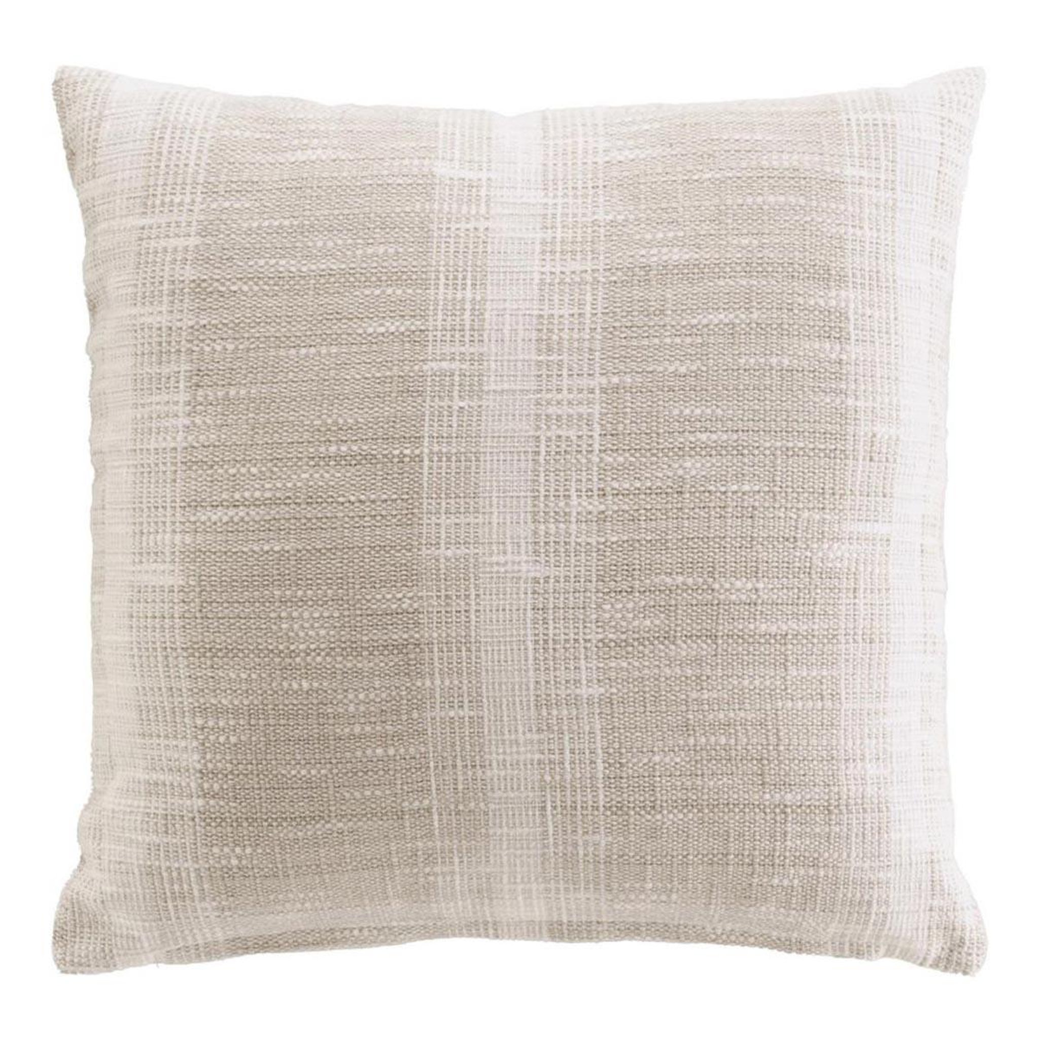 Douceur d'Intérieur Coussin déco tissé  island  45x45cm beige