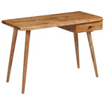 VIDAXL Table a ecrire Bois d'acacia massif 110 x 50 x 76 cm