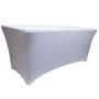 Voir la diapositive 2 :  Housse nappe pour table pliante 180cm Werkapro Blanche