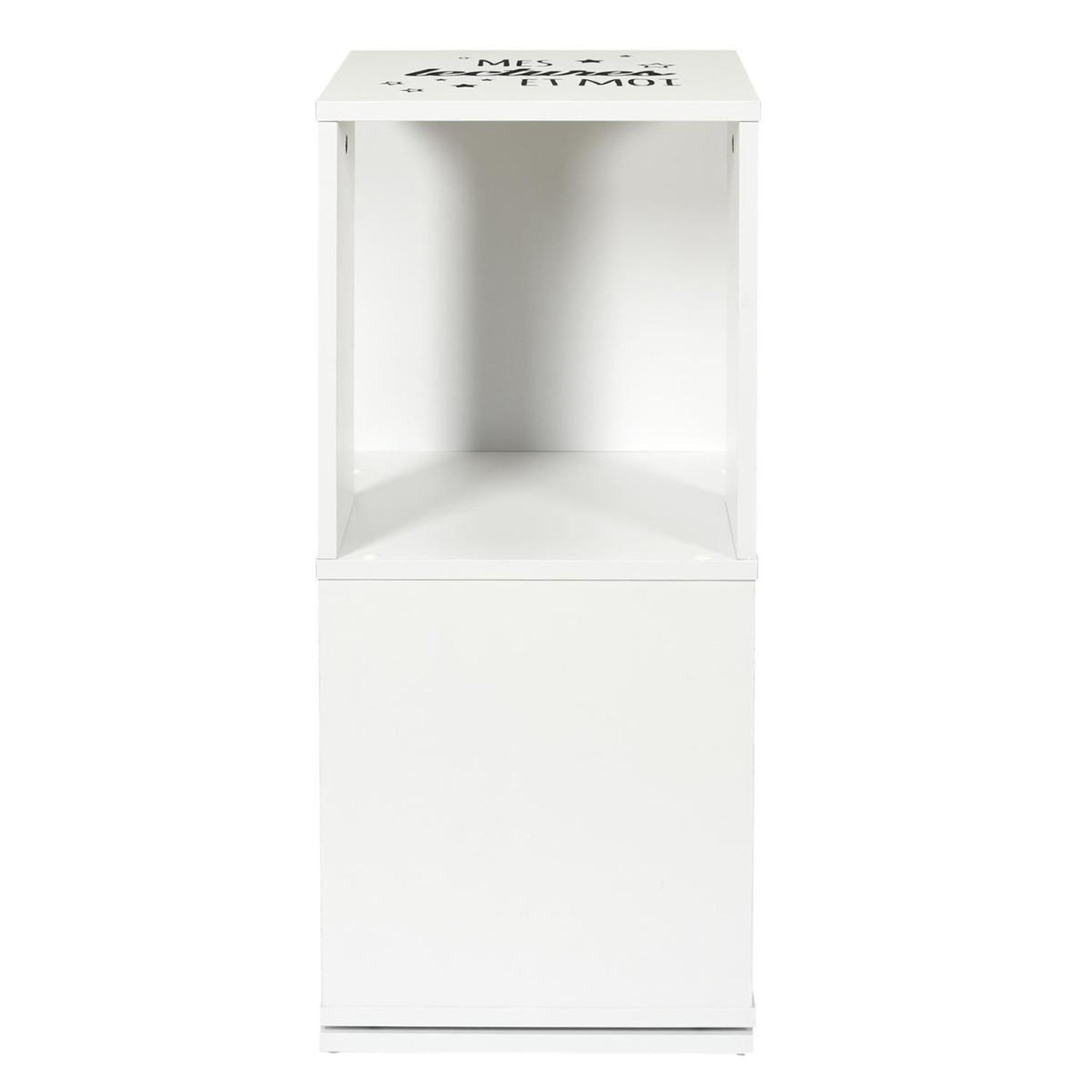 Voir la diapositive 1 : HOME DECO KIDS Bibliothèque Tournante  Enfant  74cm Blanc