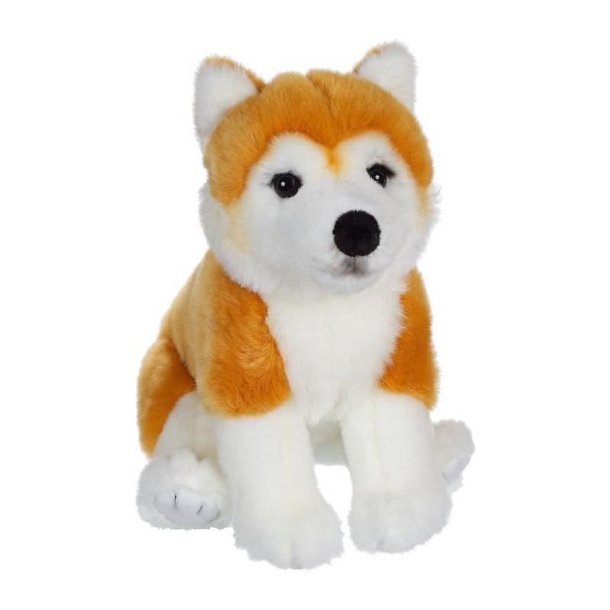 Voir la diapositive 2 : TOYS TOYS Peluche Chien Shiba - GIPSY TOYS - Assis, 25 cm