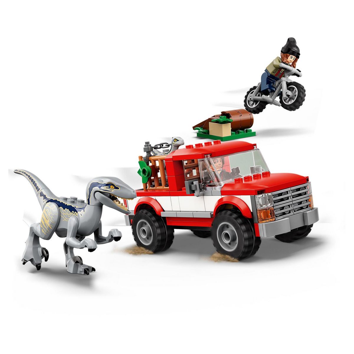 LEGO Jurassic World 76946 La Capture des Vélociraptors Beta et Blue