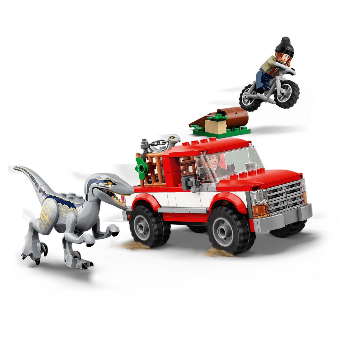 LEGO Jurassic World 76946 La Capture des Vélociraptors Beta et Blue