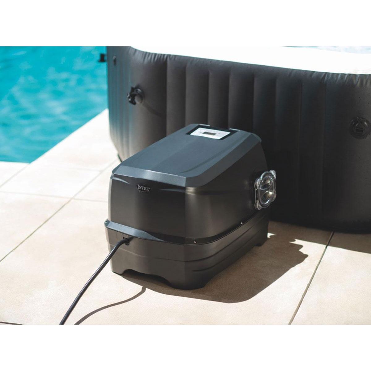 INTEX Spa gonflable PureSpa Carbone octogonal Bulles et Jets 6 places - Intex