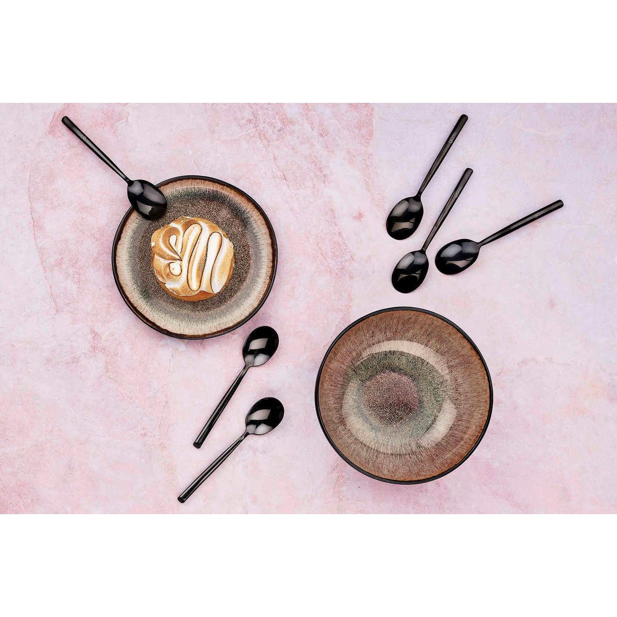 BJORN Coffret 6 petites cuillères KNUT - Black