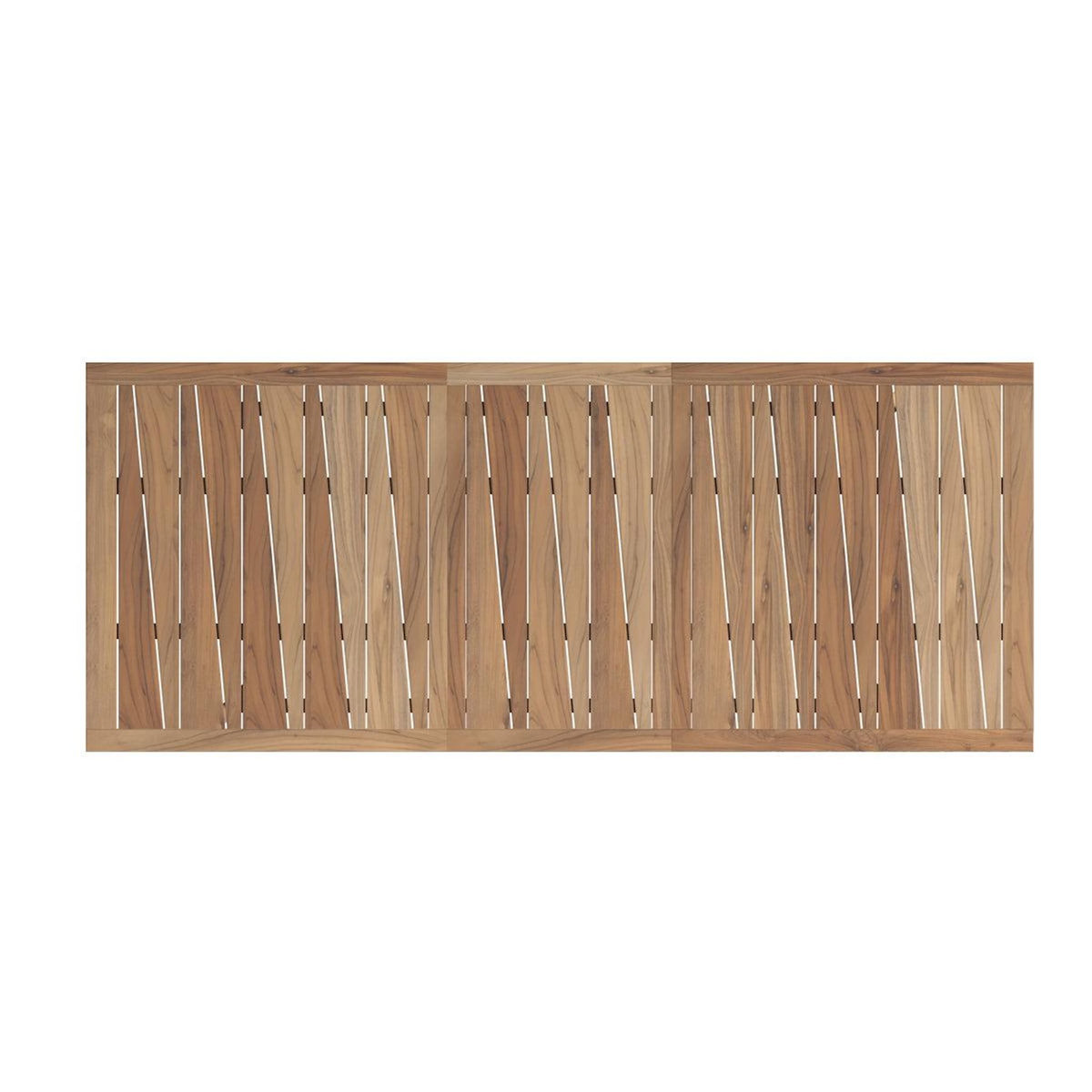 Rendez vous déco Table de jardin extensible en teck massif 6 à 10 personnes-Tunga