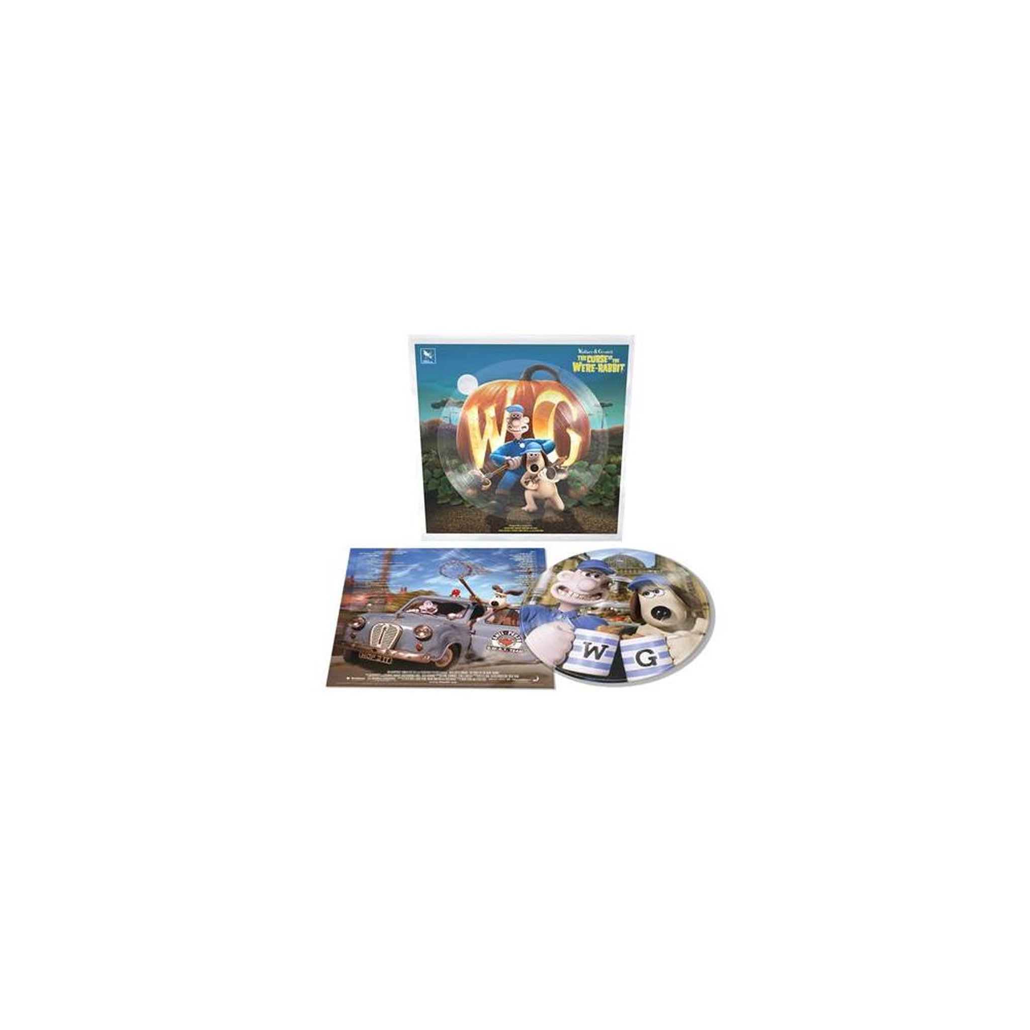 CONCORD Vinyle lp picture disc wallace & gromit – la malédiction du lapin-garou, bande originale, 33t, 1 disque, 48 min, julian nott