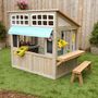 Voir la diapositive 2 : Kidkraft Cabane en bois d'extérieur Meadowlane Market