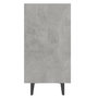 Voir la diapositive 5 : VIDAXL Buffet gris beton 103,5x35x70 cm bois d'ingenierie