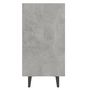 Voir la diapositive 5 : VIDAXL Buffet gris beton 103,5x35x70 cm bois d'ingenierie