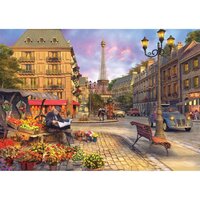 Educa - Puzzle de 4000 pièces pour Adultes, Rues de Paris. Mesure : 136 x  96 cm, Comprend Un Service de pièce Perdue au Stock d'échappement