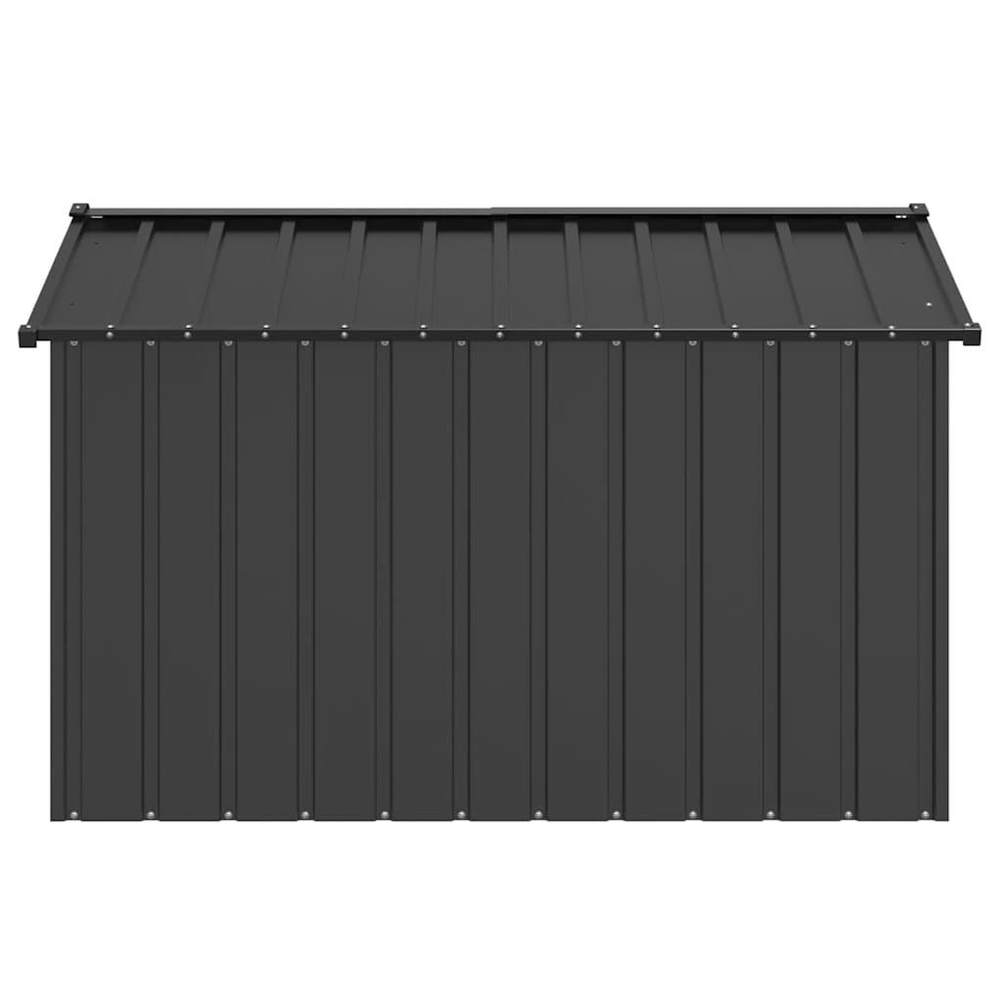 Voir la diapositive 4 : VIDAXL Niche pour chien avec toit noir 113x153x101 cm acier galvanise