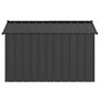 Voir la diapositive 4 : VIDAXL Niche pour chien avec toit noir 113x153x101 cm acier galvanise
