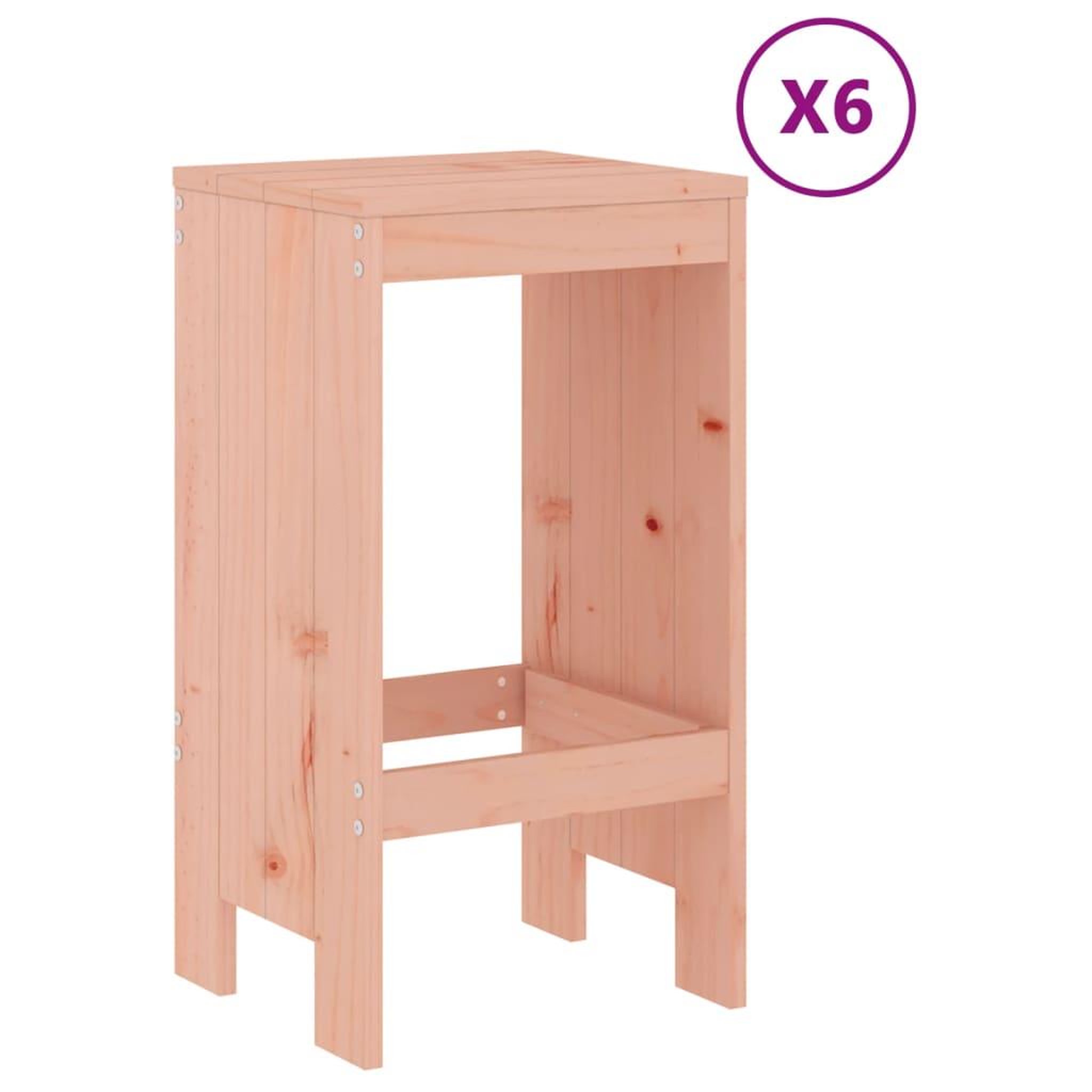 Voir la diapositive 3 : VIDAXL Ensemble de bar de jardin 7 pcs bois massif douglas