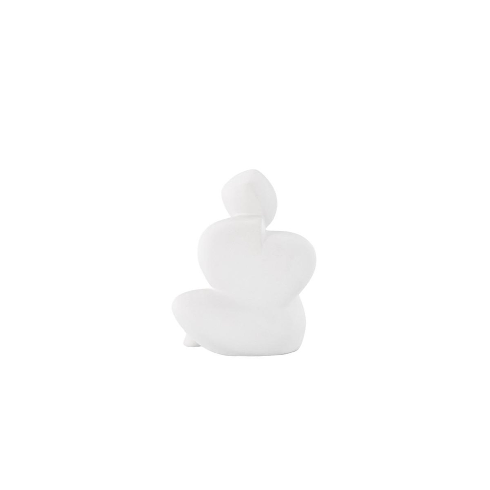 Voir la diapositive 5 : Paris Prix Statuette Sculpture en Céramique  Floda  14cm Blanc