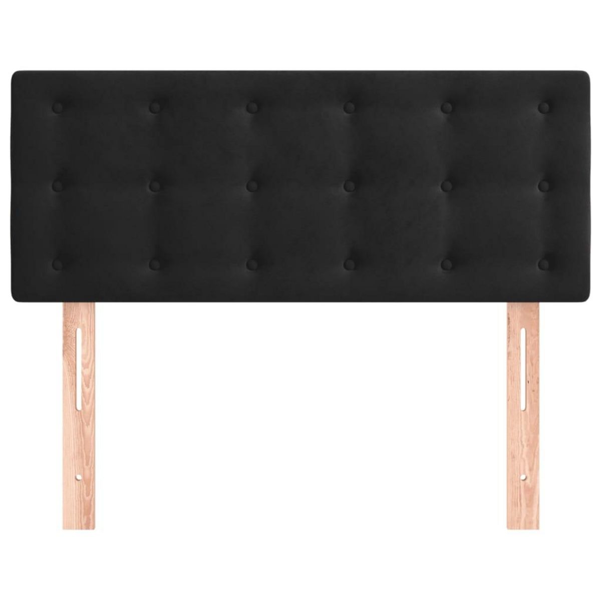 VIDAXL Tete de lit Noir 80x5x78/88 cm Velours