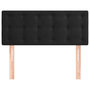 Voir la diapositive 3 : VIDAXL Tete de lit Noir 80x5x78/88 cm Velours