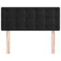 Voir la diapositive 3 : VIDAXL Tete de lit Noir 80x5x78/88 cm Velours