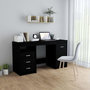 Voir la diapositive 1 : VIDAXL Bureau Noir 140x50x76 cm Bois d'ingenierie