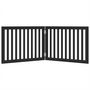 Voir la diapositive 4 : VIDAXL Barriere pour chien pliable 2 panneaux noir bois de peuplier