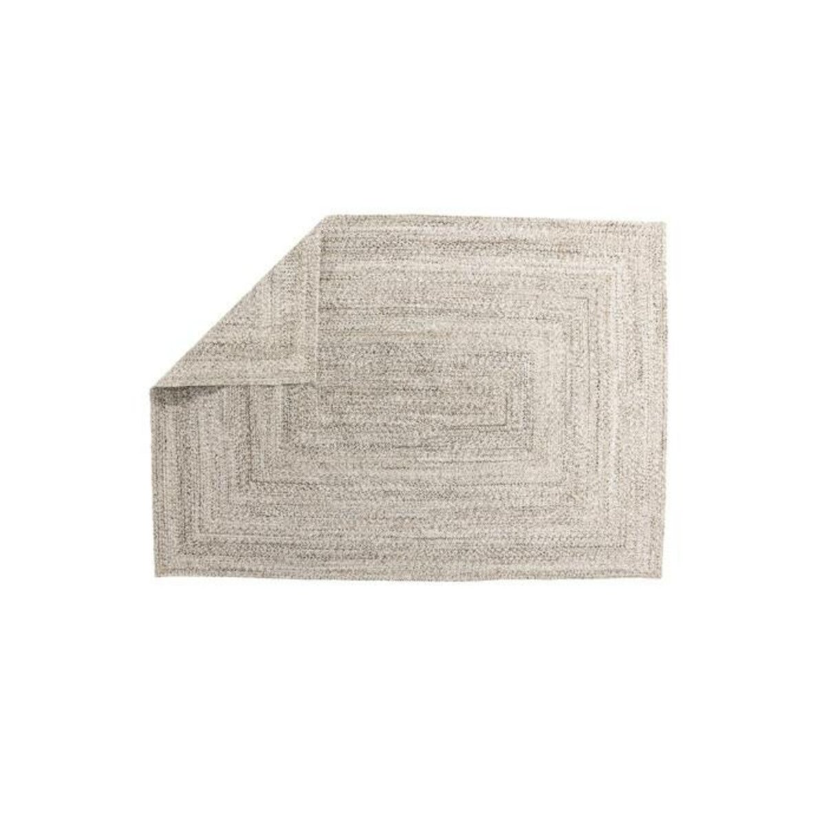 Paris Prix Tapis Déco Tressé  Petra  200x290cm Beige