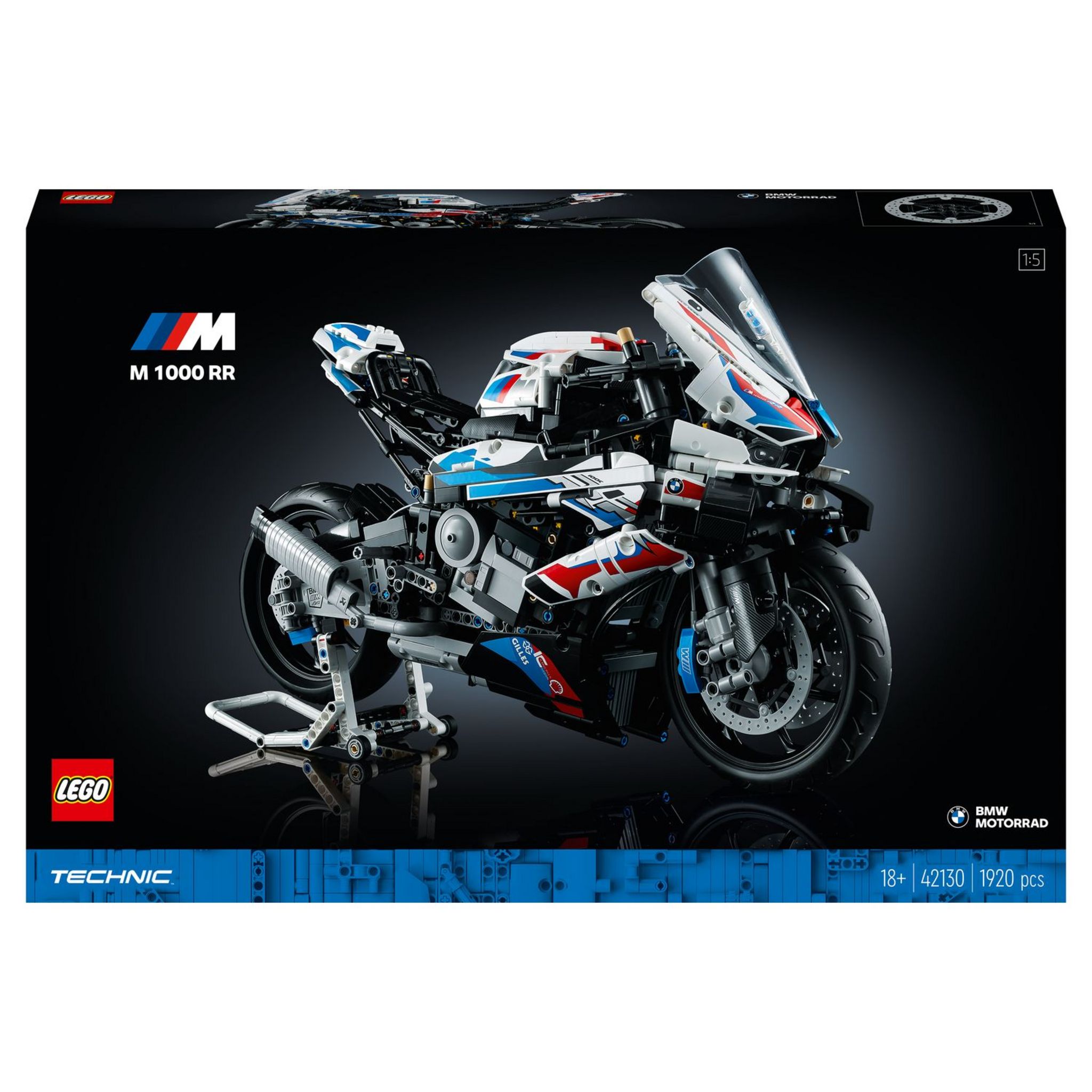 LEGO Technic 42130 - BMW M 1000 RR, Modèle Réduit Moto Pour Adulte