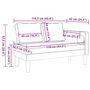Voir la diapositive 6 : VIDAXL Chaise longue avec coussins noir similicuir