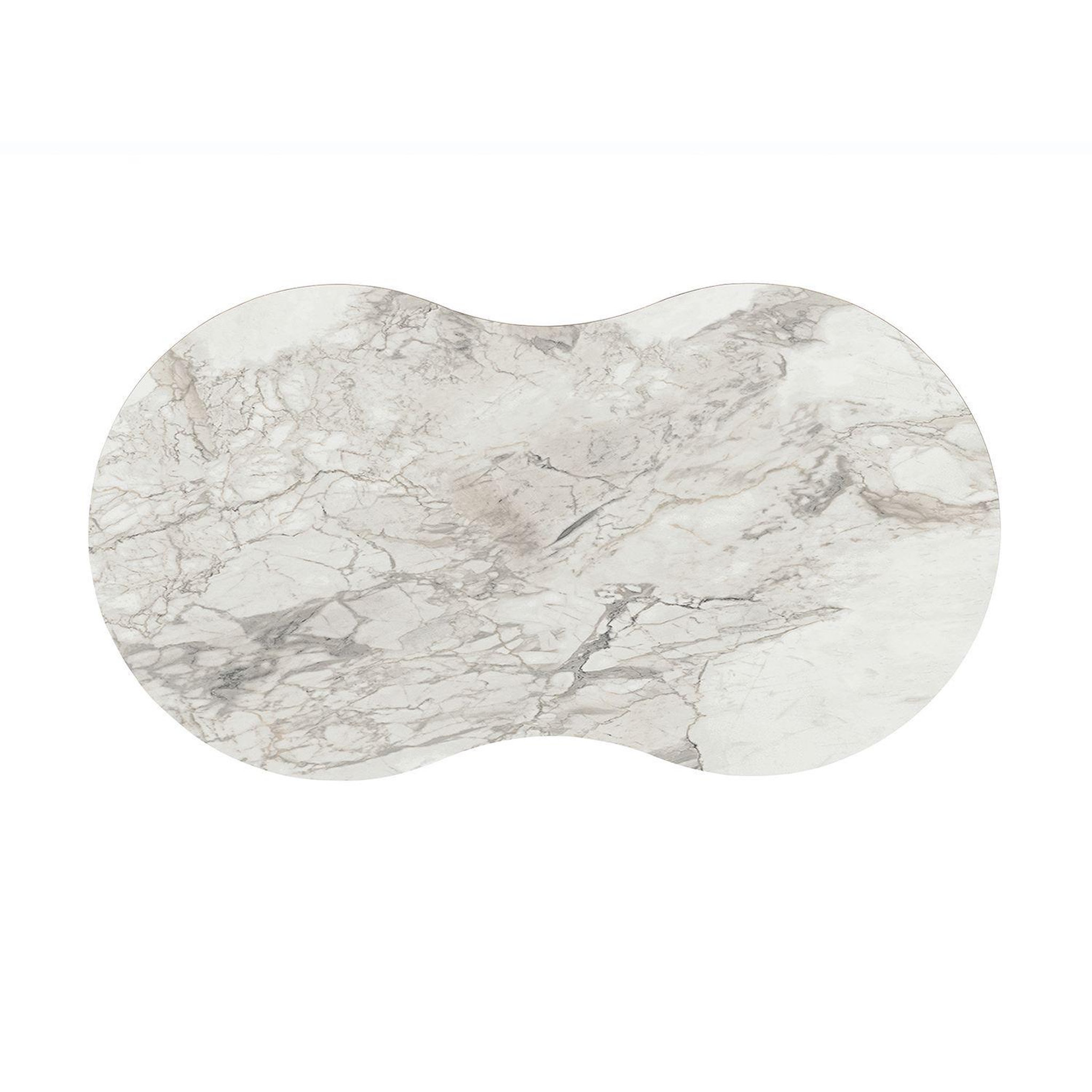 Voir la diapositive 4 : Habitat et Jardin Table basse en bois  moon  99 x 54 x 45 cm - blanc