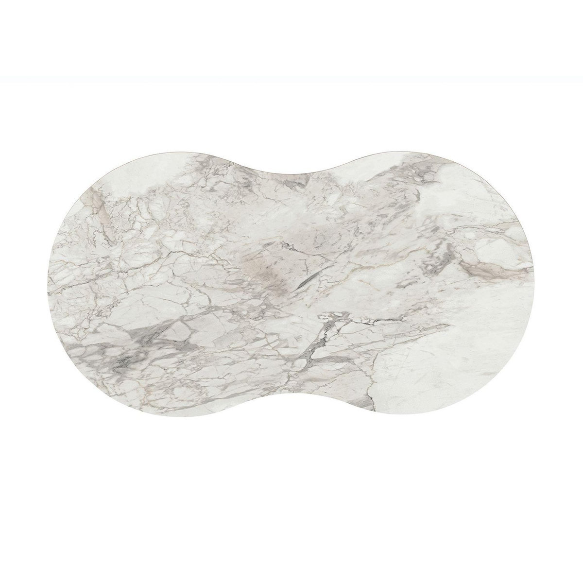 Habitat et Jardin Table basse en bois  Moon  99 x 54 x 45 cm - Blanc