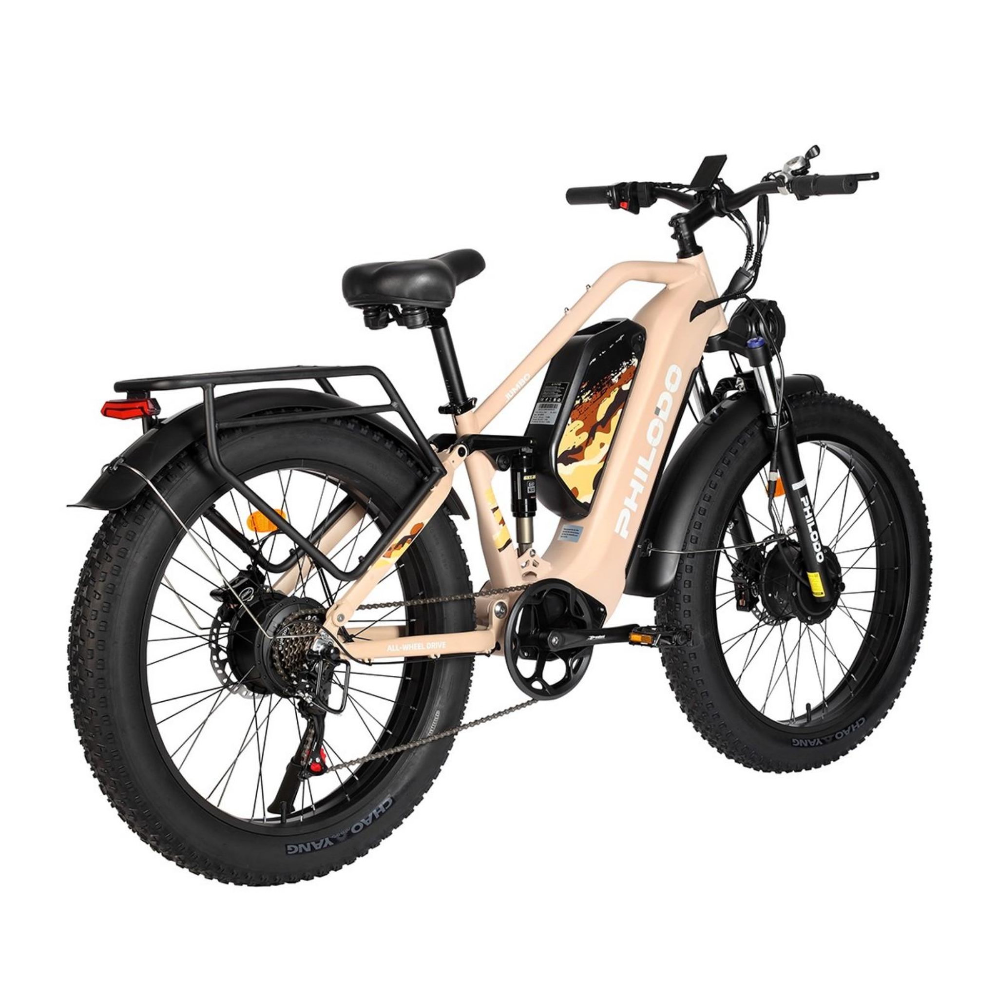 Voir la diapositive 3 : PHILODO Vélo électrique philodo jumbo à double batterie