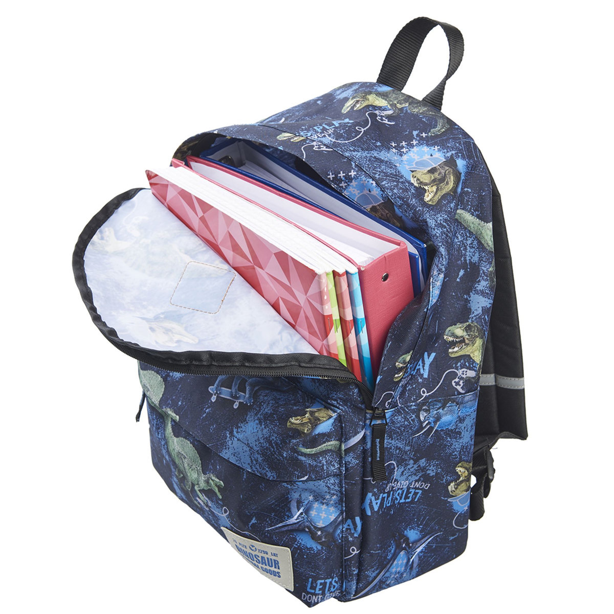 Sac à dos 1 compartiment bleu SKOOTER DINOGRAMES