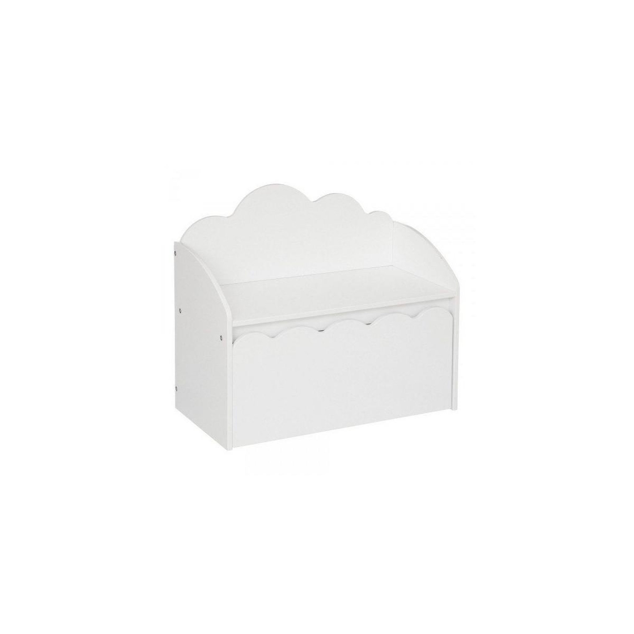 Atmosphera Kids Banc & coffre de rangement  douceur  60cm blanc