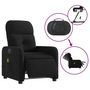 Voir la diapositive 5 : VIDAXL Fauteuil de massage inclinable électrique Noir Tissu