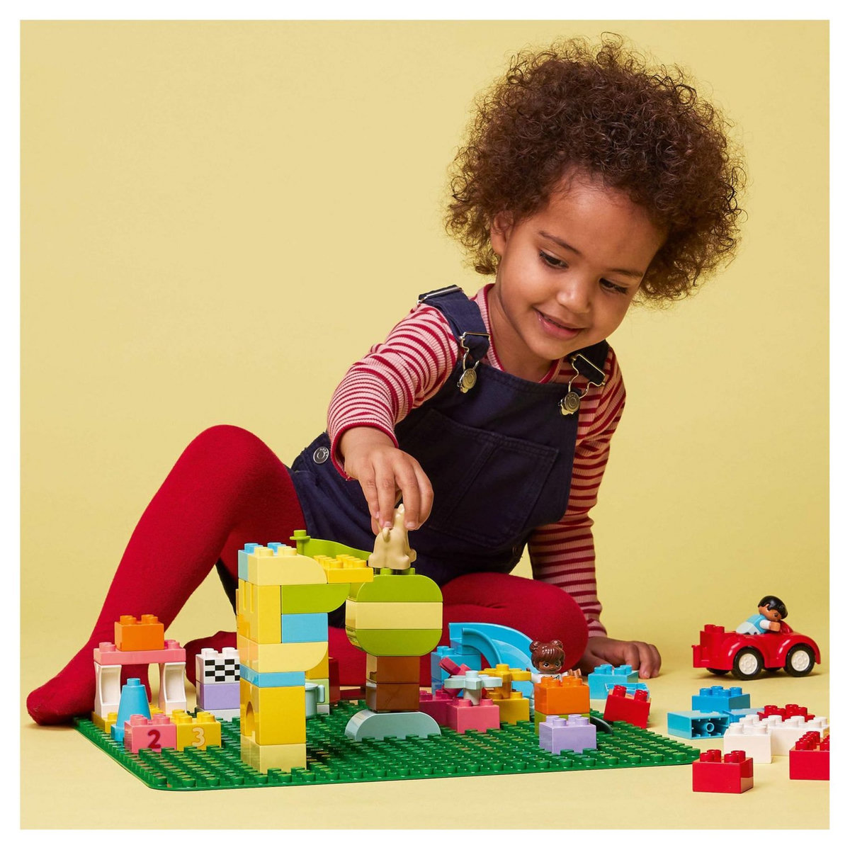 LEGO DUPLO 10980 - La Plaque de Construction Verte, Socle de Base