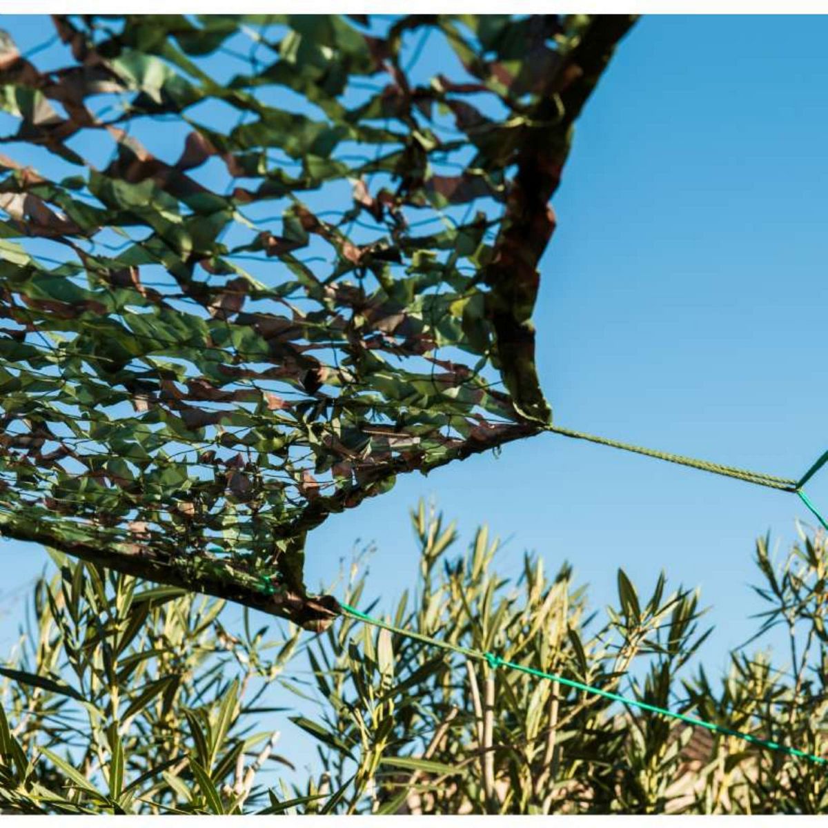  Toile d'ombrage ajourée camouflage Werkapro 3 x 3 mètres  9m2