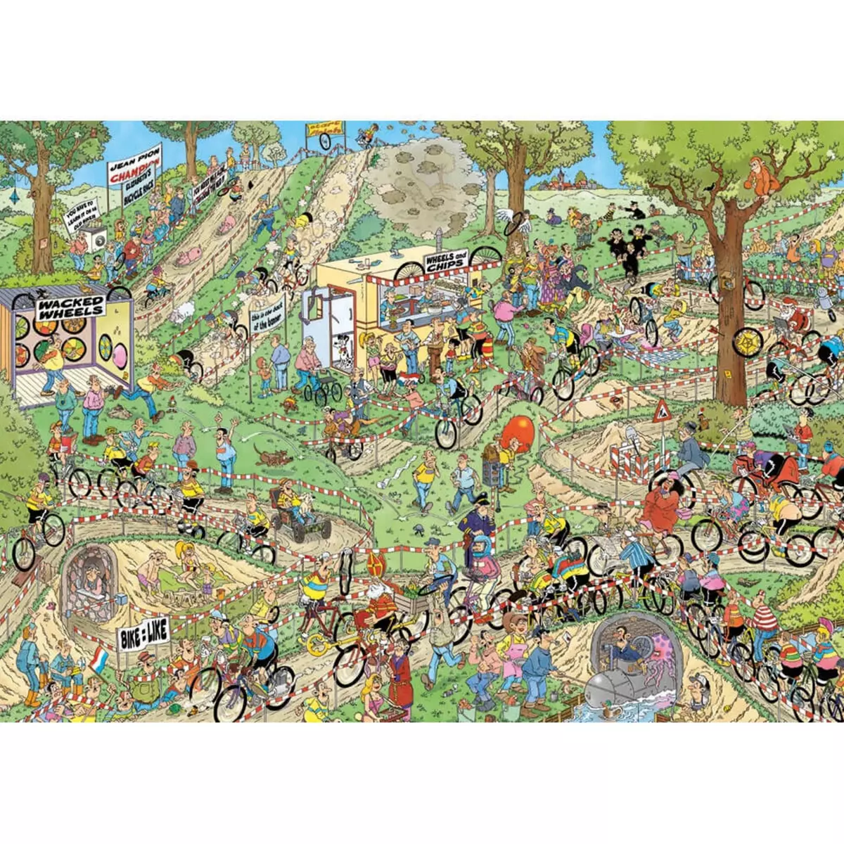 Jumbo Puzzle 1000 pièces  : Jan Van Haasteren : Championnats du monde de cyclocross