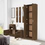 Voir la diapositive 4 : VIDAXL Garde-robe couloir Chene marron 55x25x189 cm Bois d'ingenierie