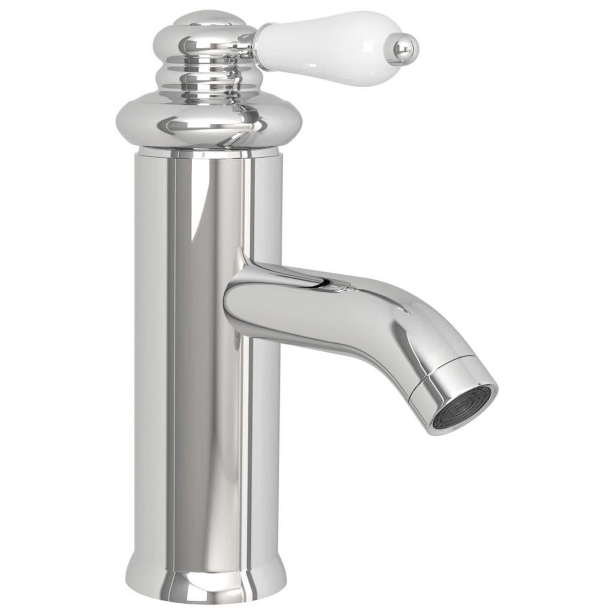 VIDAXL Robinet de lavabo de salle de bain Finition chromee 130x180 mm