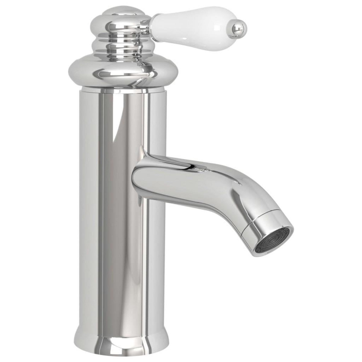 VIDAXL Robinet de lavabo de salle de bain Finition chromee 130x180 mm