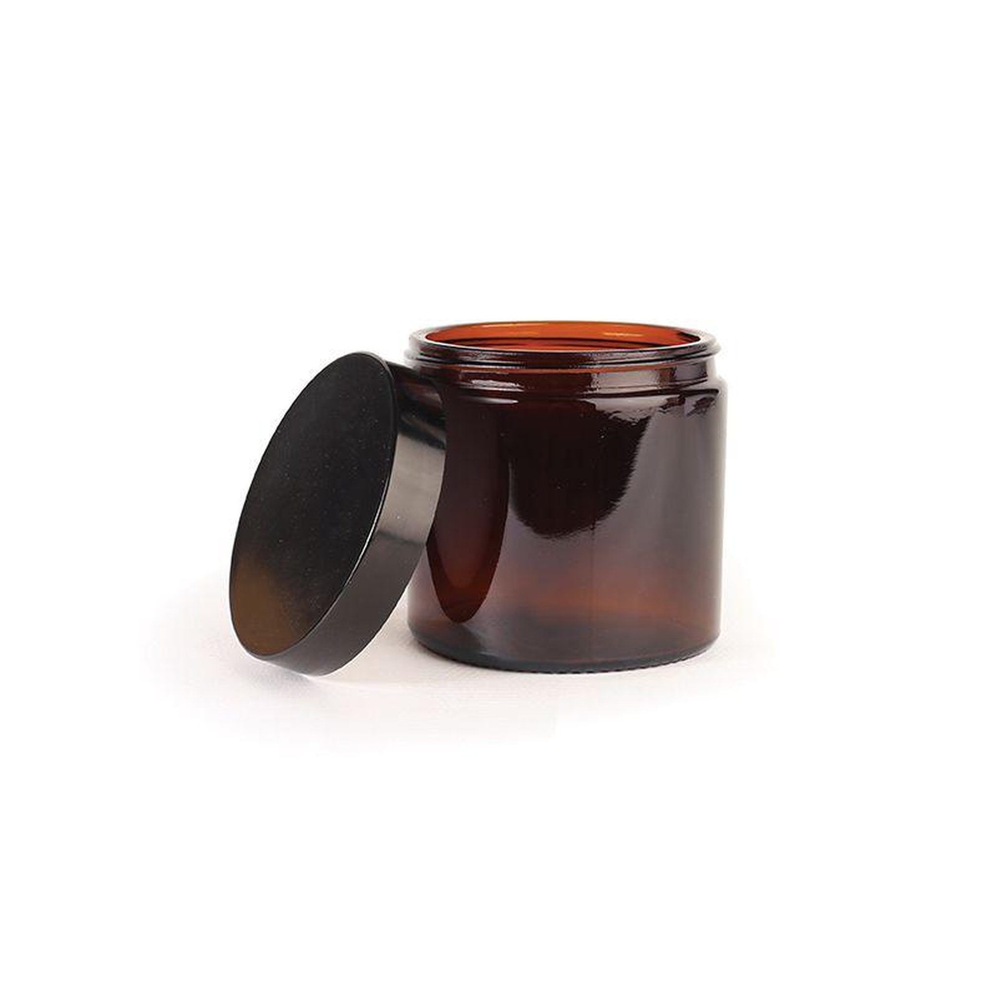 Graine créative Pommadier en verre ambré avec couvercle 500 ml