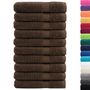 Voir la diapositive 2 : VIDAXL Serviettes de sauna de qualité supérieure SOLUND 10 pcs marron
