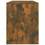 Voir la diapositive 5 : VIDAXL Tabouret de toilette Chêne fumé 70x35x45 cm Bois d ingénierie